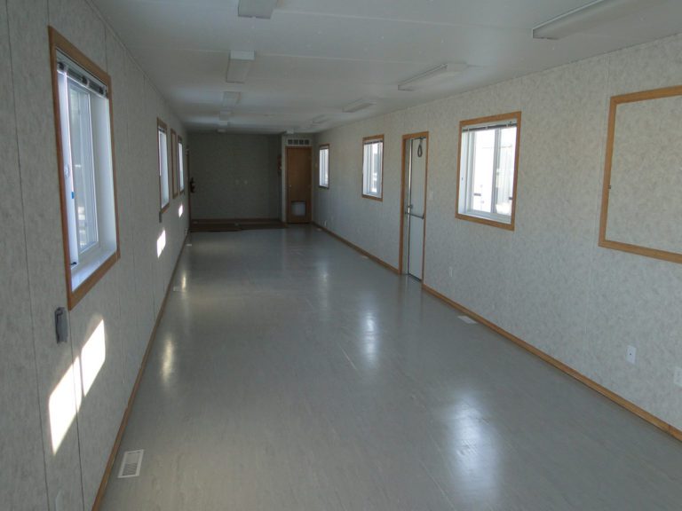 open office trailer interior