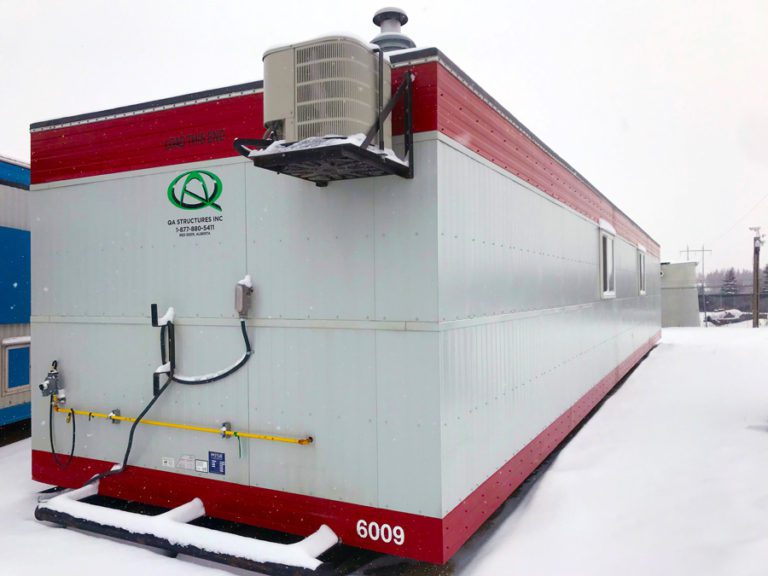 exterior of qa structures trailer